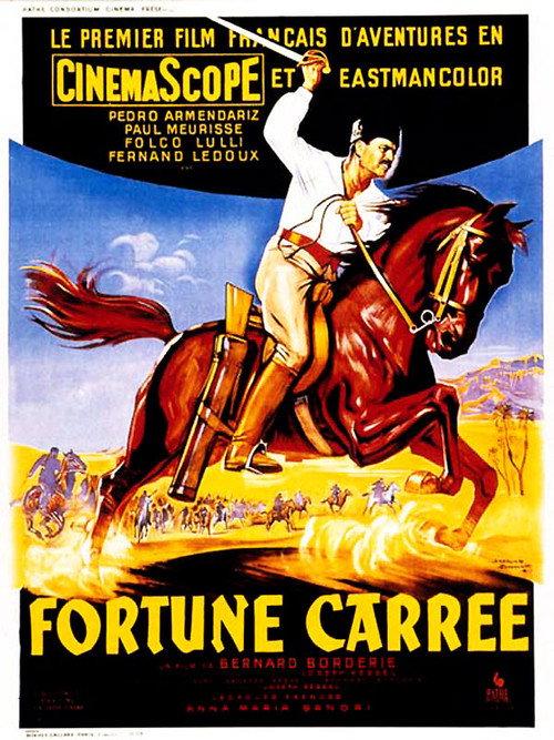 Fortune carrée 1955 official movie poster