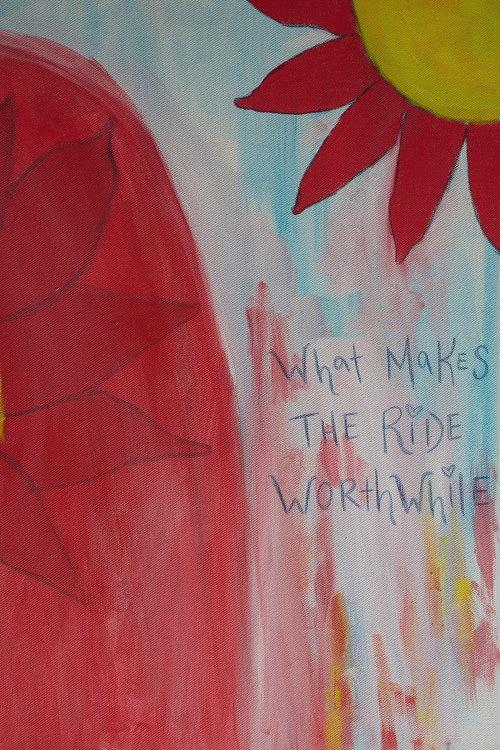 What Makes the Ride Worthwhile 2024 official movie poster
