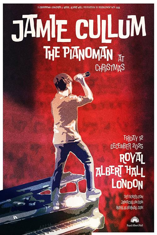 Jamie Cullum: The Pianoman at Christmas 2025 official movie poster