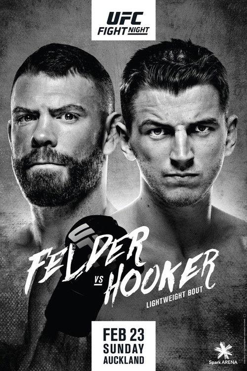 UFC Fight Night 168: Felder vs Hooker 2020 official movie poster