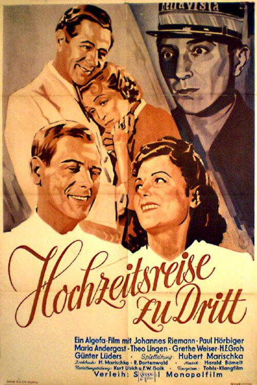 Hochzeitsreise zu dritt 1939 official movie poster