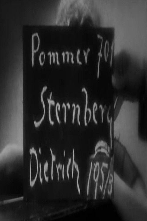 Marlene Dietrich, “The Blue Angel” Screen Test 1930 official movie poster