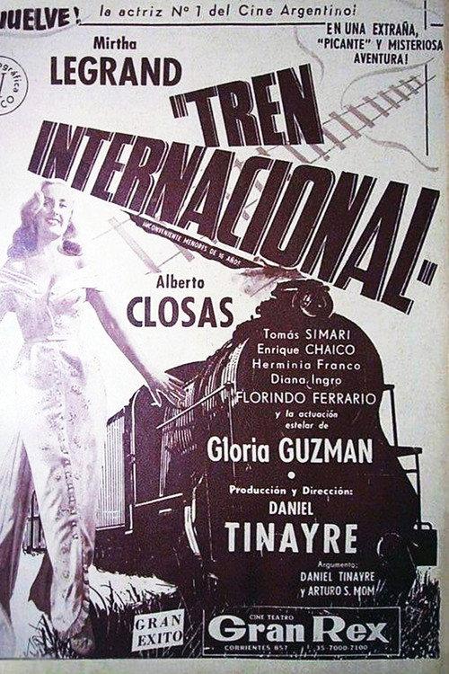 Tren internacional 1954 official movie poster