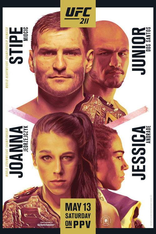 UFC 211: Miocic vs. dos Santos 2 2017 official movie poster