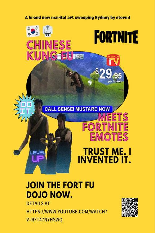 Fortnite Dancing for Self-Defence 2021 official movie poster