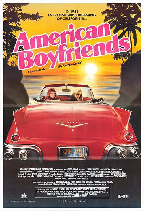American Boyfriends 1989 official movie poster