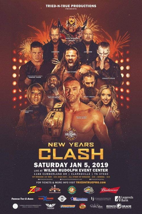 NWA New Years Clash 2019 official movie poster