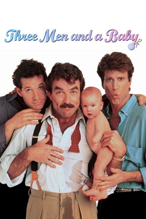 3 Men and a Baby 1987 official movie poster