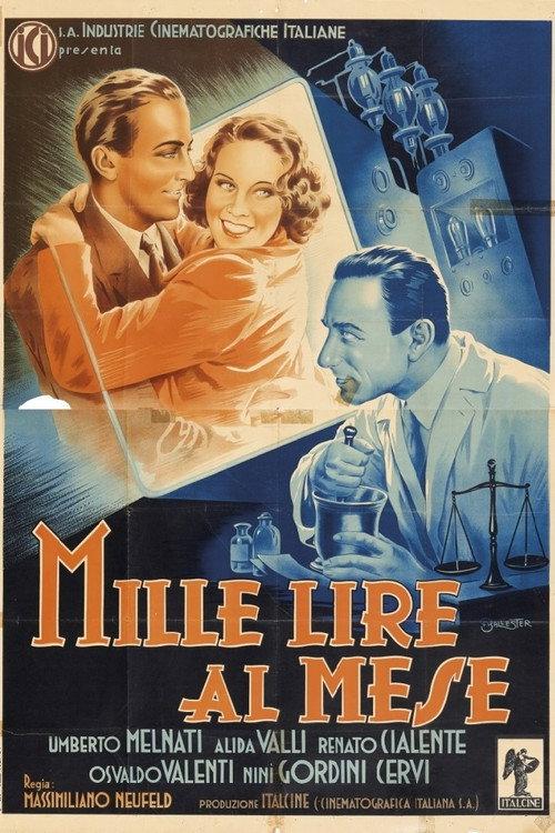 Mille lire al mese 1939 official movie poster