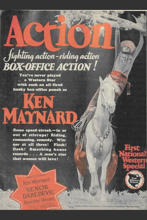 Senor Daredevil 1926 official movie poster