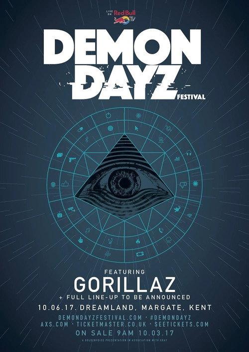 Gorillaz: Demon Dayz Festival 2017 official movie poster