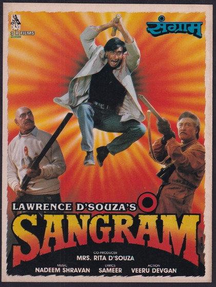 Sangram 1993 official movie poster