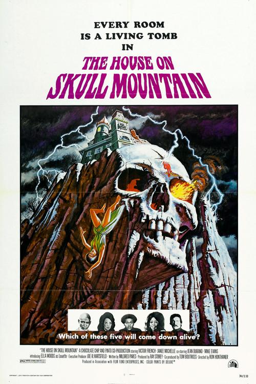 The House on Skull Mountain 1974 official movie poster