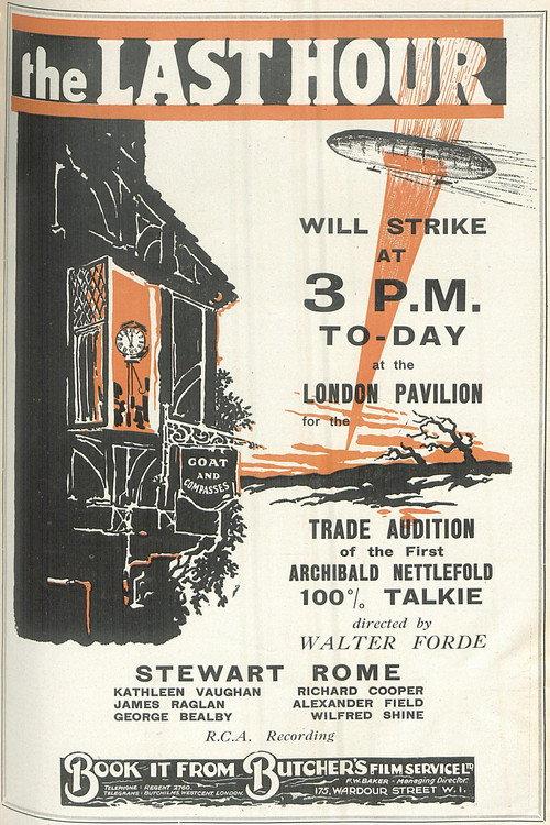 The Last Hour 1930 official movie poster