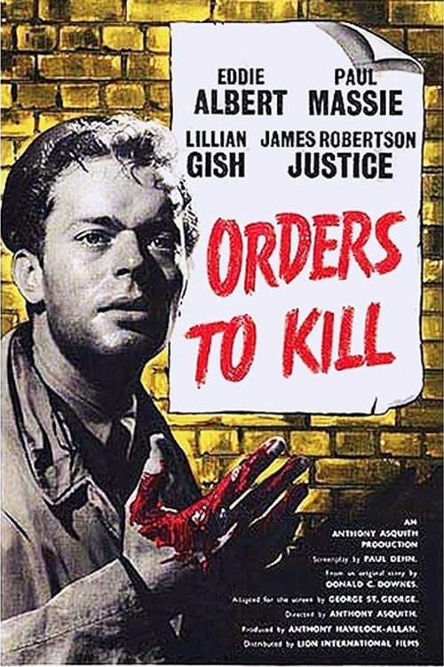 Orders to Kill 1958 official movie poster