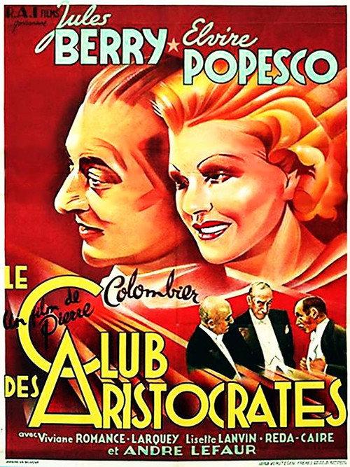 Le Club des Aristocrates 1937 official movie poster