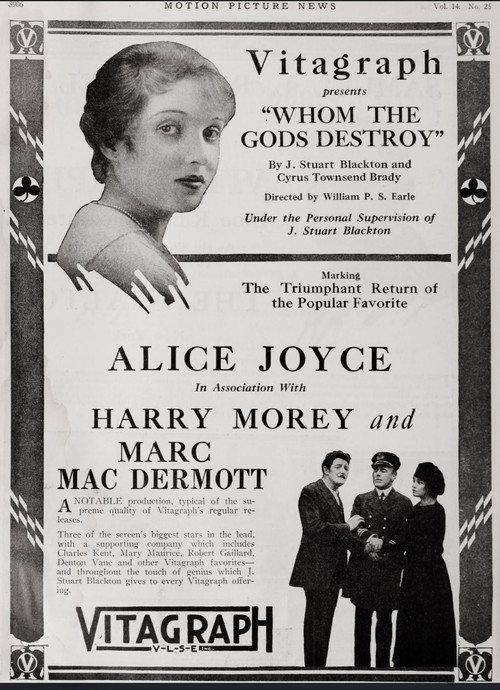 Whom the Gods Destroy 1916 official movie poster