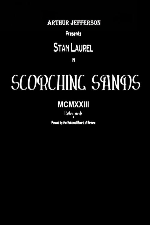 Scorching Sands 1923 official movie poster