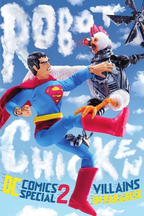 Robot Chicken DC Comics Special II: Villains in Paradise 2014 official movie poster