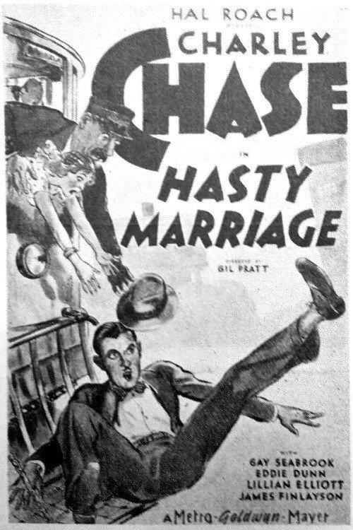Hasty Marriage 1931 official movie poster