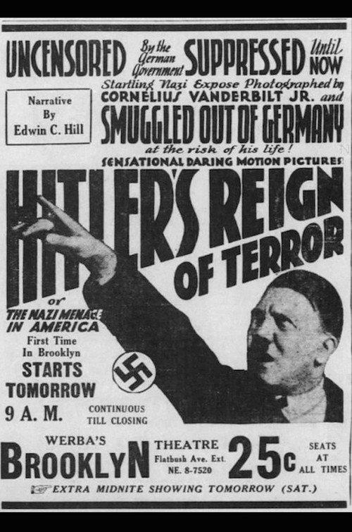 Hitler's Reign of Terror 1934 official movie poster