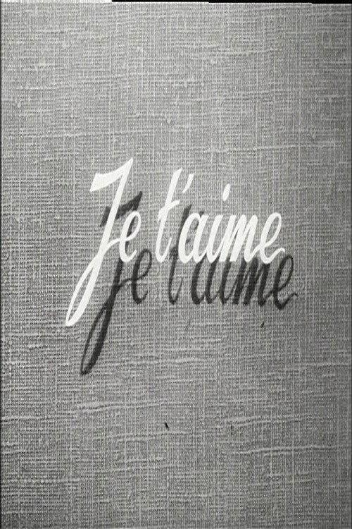 Je t'aime 1961 official movie poster