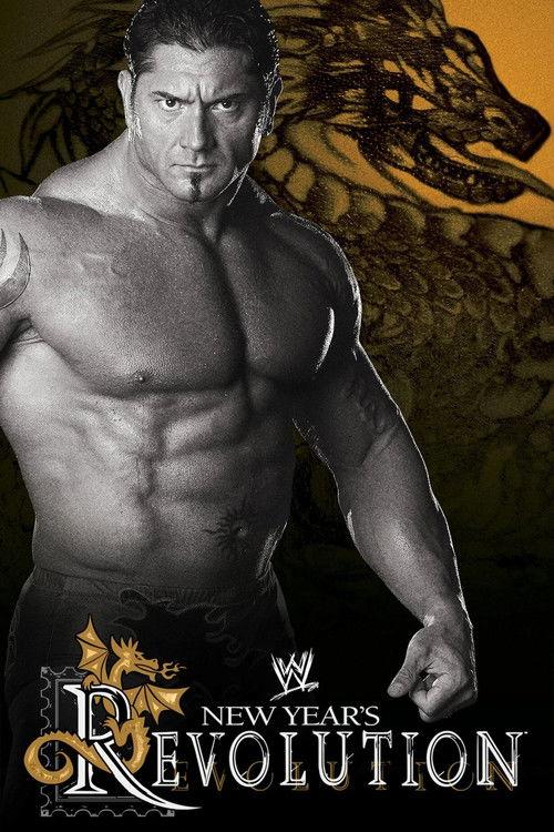 WWE New Year's Revolution 2005 2005 official movie poster