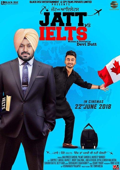 Jatt vs. Ielts 2018 official movie poster