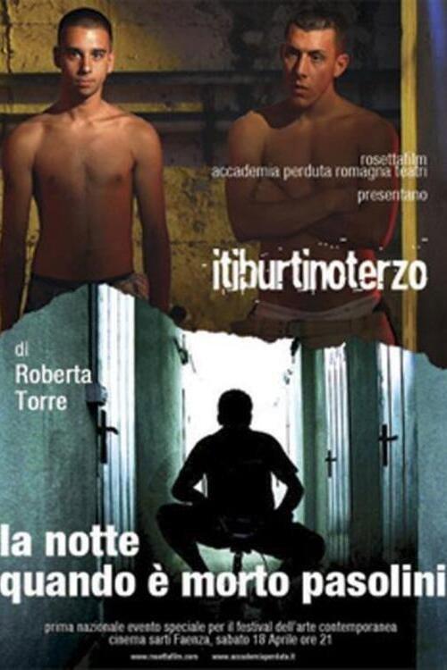 La notte quando è morto Pasolini 2009 official movie poster