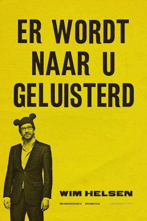 Wim Helsen: You are being listened to 2019 official movie poster