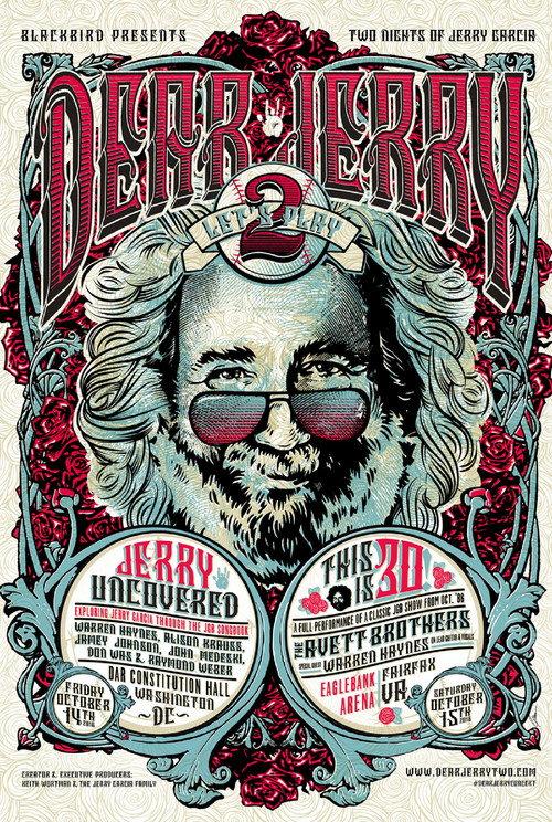 Dear Jerry - Celebrating The Music of Jerry Garcia 2016 official movie poster