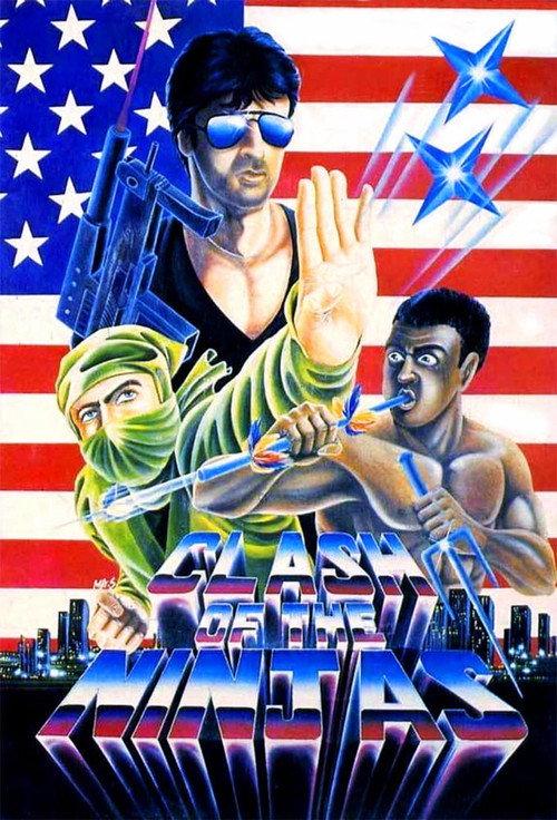 Clash of the Ninjas 1988 official movie poster