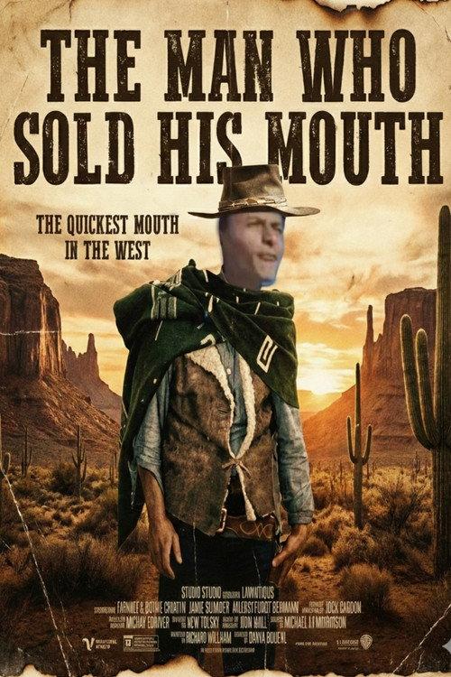 The Man Who Sold his Mouth 2025 official movie poster