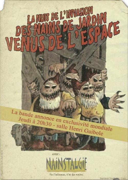 The night of the invasion of the garden dwarves from outer space 1997 official movie poster