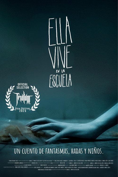 SHE LIVES AT SCHOOL 2025 official movie poster
