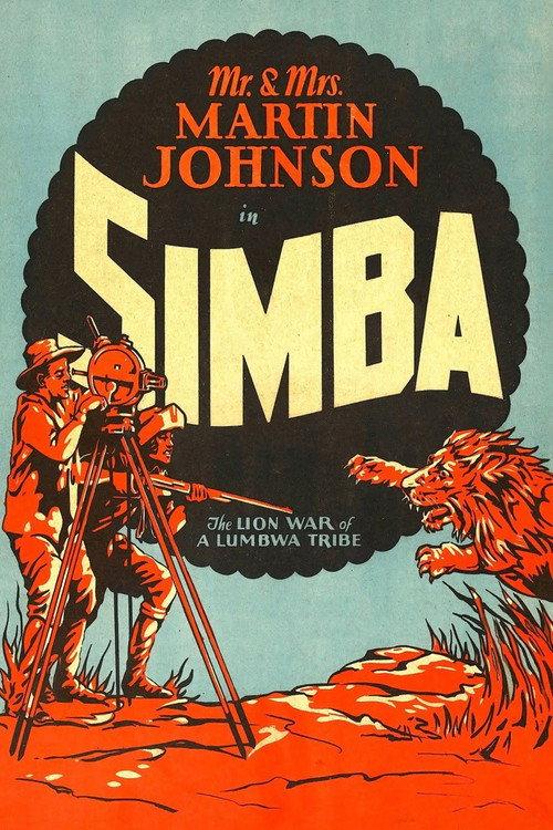 Simba: The King of the Beasts 1928 official movie poster
