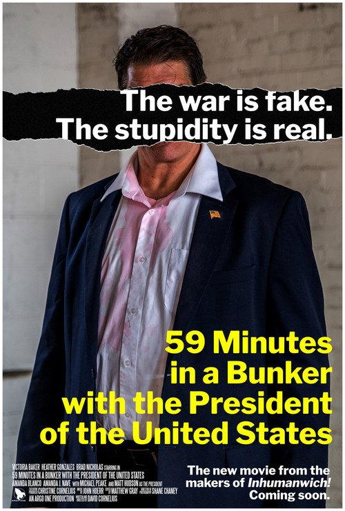 59 Minutes in a Bunker with the President of the United States 2022 official movie poster