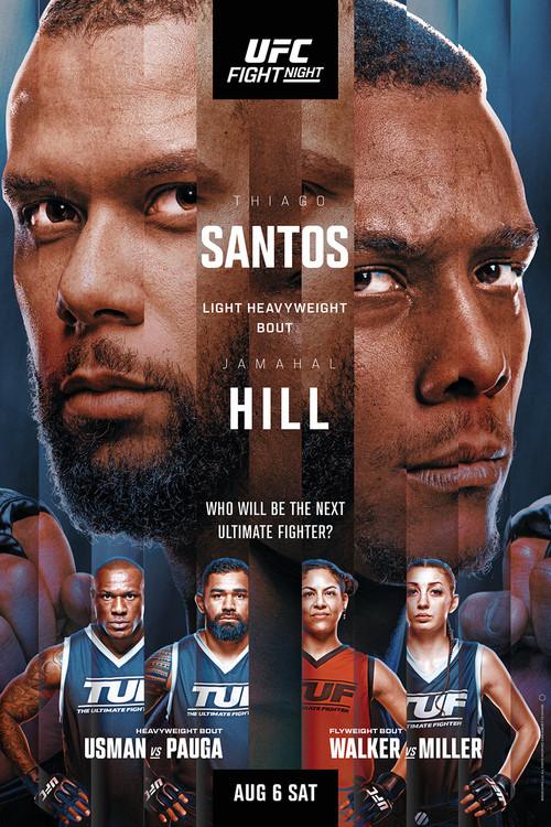 UFC on ESPN 40: Santos vs. Hill 2022 official movie poster