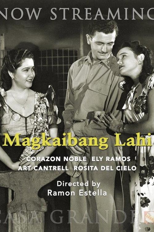 Magkaibang Lahi 1947 official movie poster