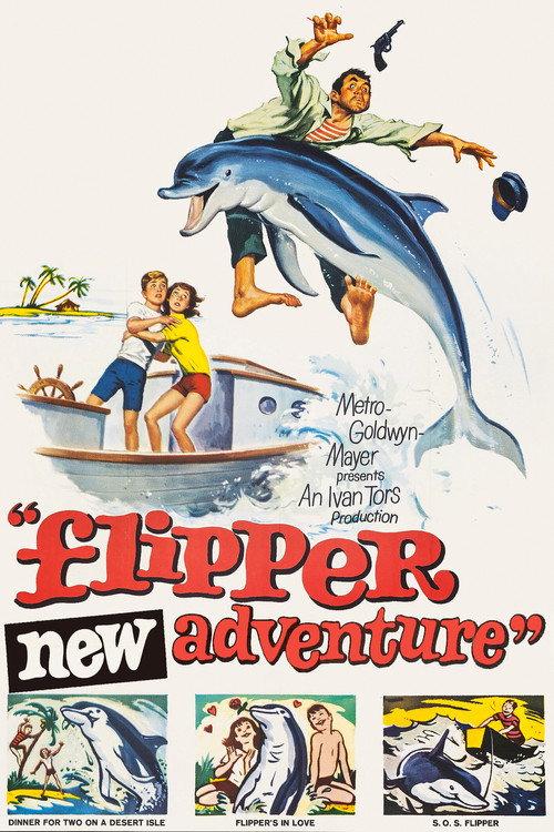 Flipper's New Adventure 1964 official movie poster
