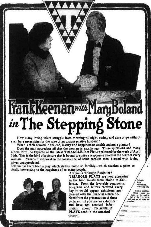 The Stepping Stone 1916 official movie poster