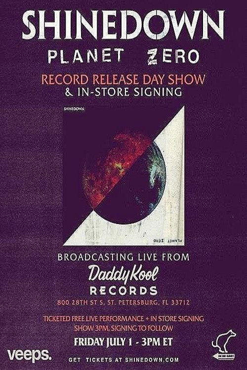 Shinedown: Planet Zero - Record Release Day Show 2022 official movie poster