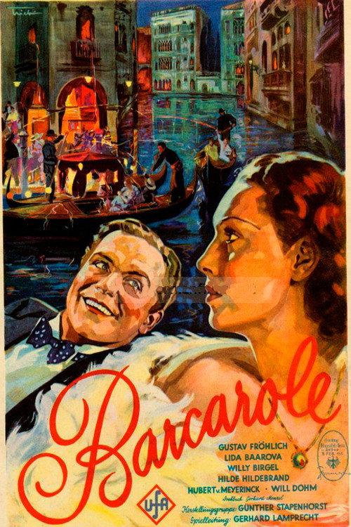Barcarole 1935 official movie poster