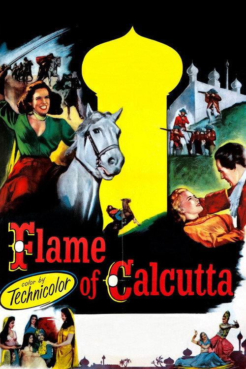 Flame of Calcutta 1953 official movie poster