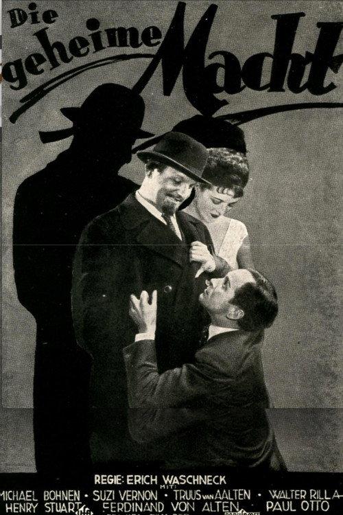 Die geheime Macht 1928 official movie poster