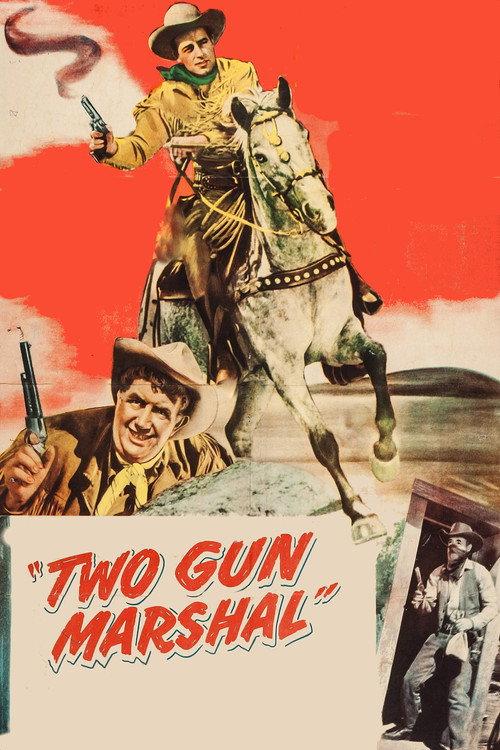 Two Gun Marshal 1953 official movie poster