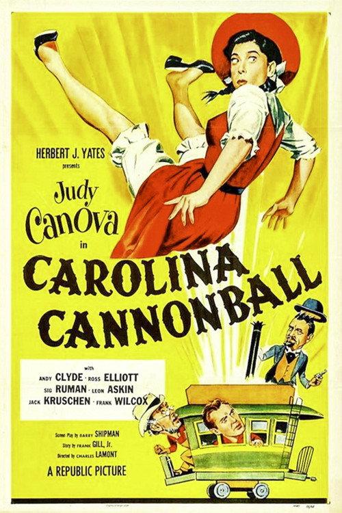 Carolina Cannonball 1955 official movie poster