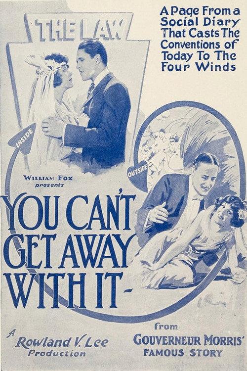 You Can't Get Away with It 1923 official movie poster