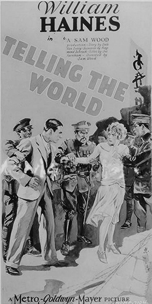 Telling the World 1928 official movie poster