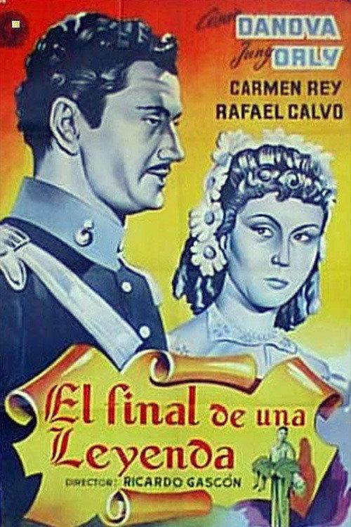 El final de una leyenda 1951 official movie poster